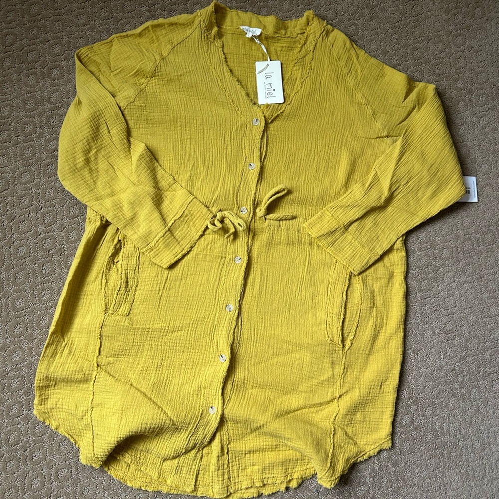 NWT Women’s la miel L Long Sleeve Tunic